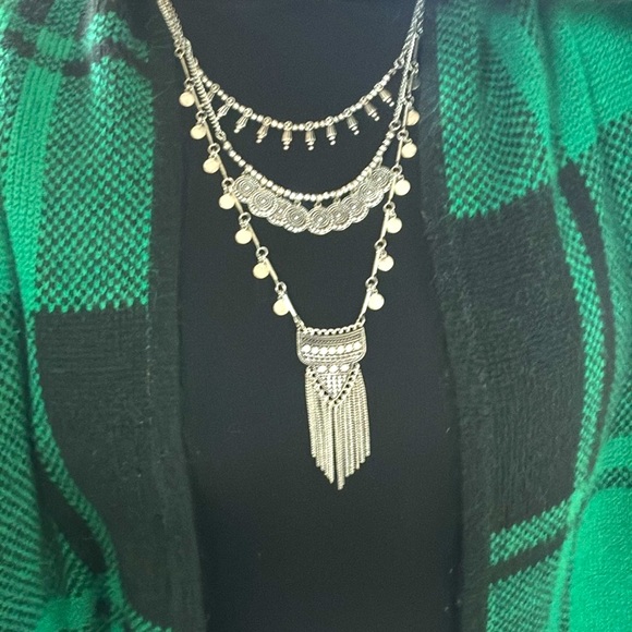 3 tier bohemian necklace - Picture 3 of 3